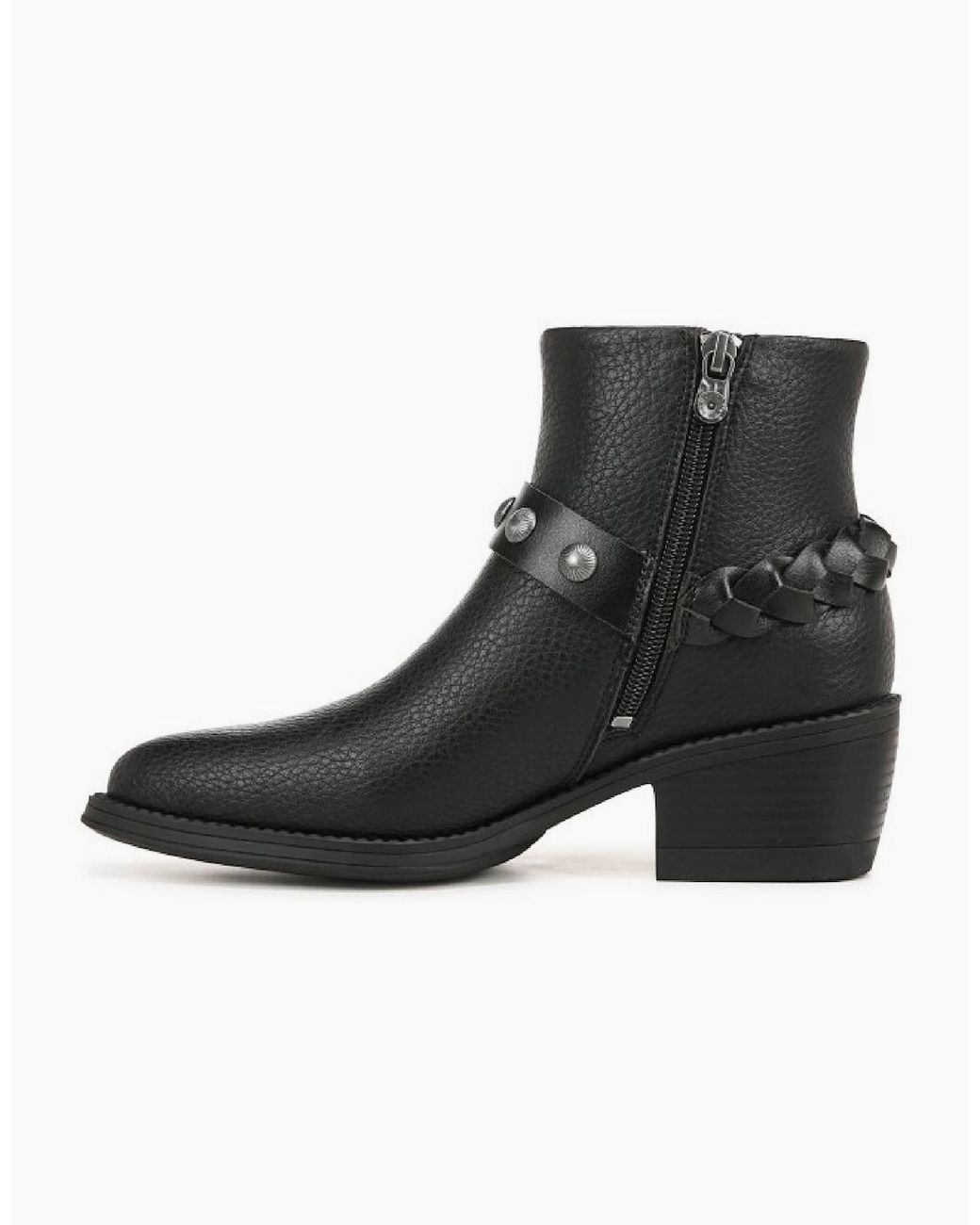 Blowfish Black Roadtrip Wes Walking Boots With Side Zipper