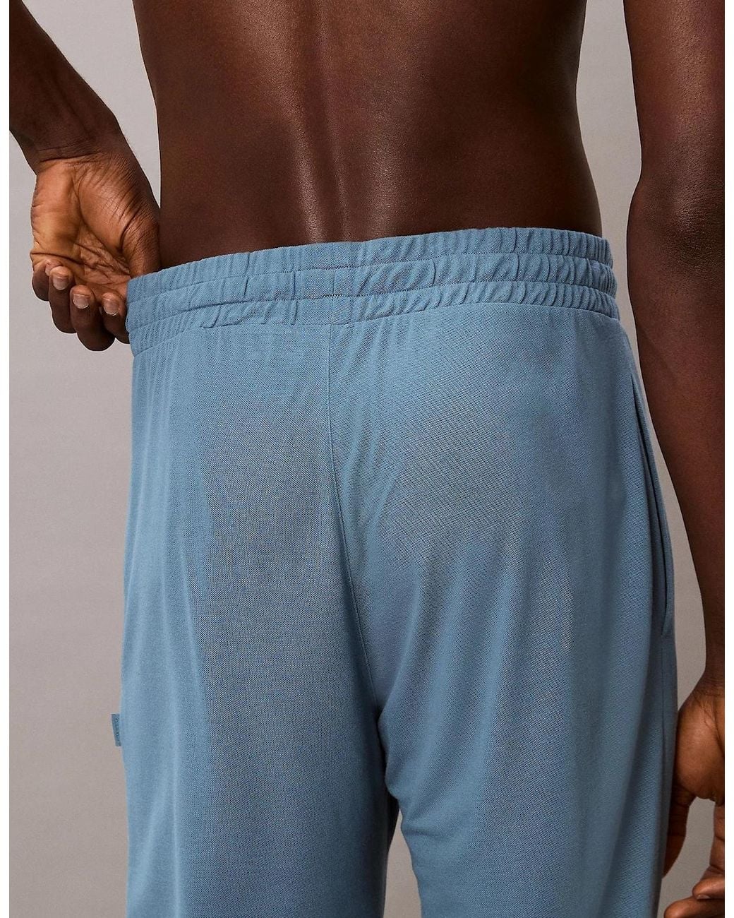 Calvin Klein Blue Sleep Pant Deck for men