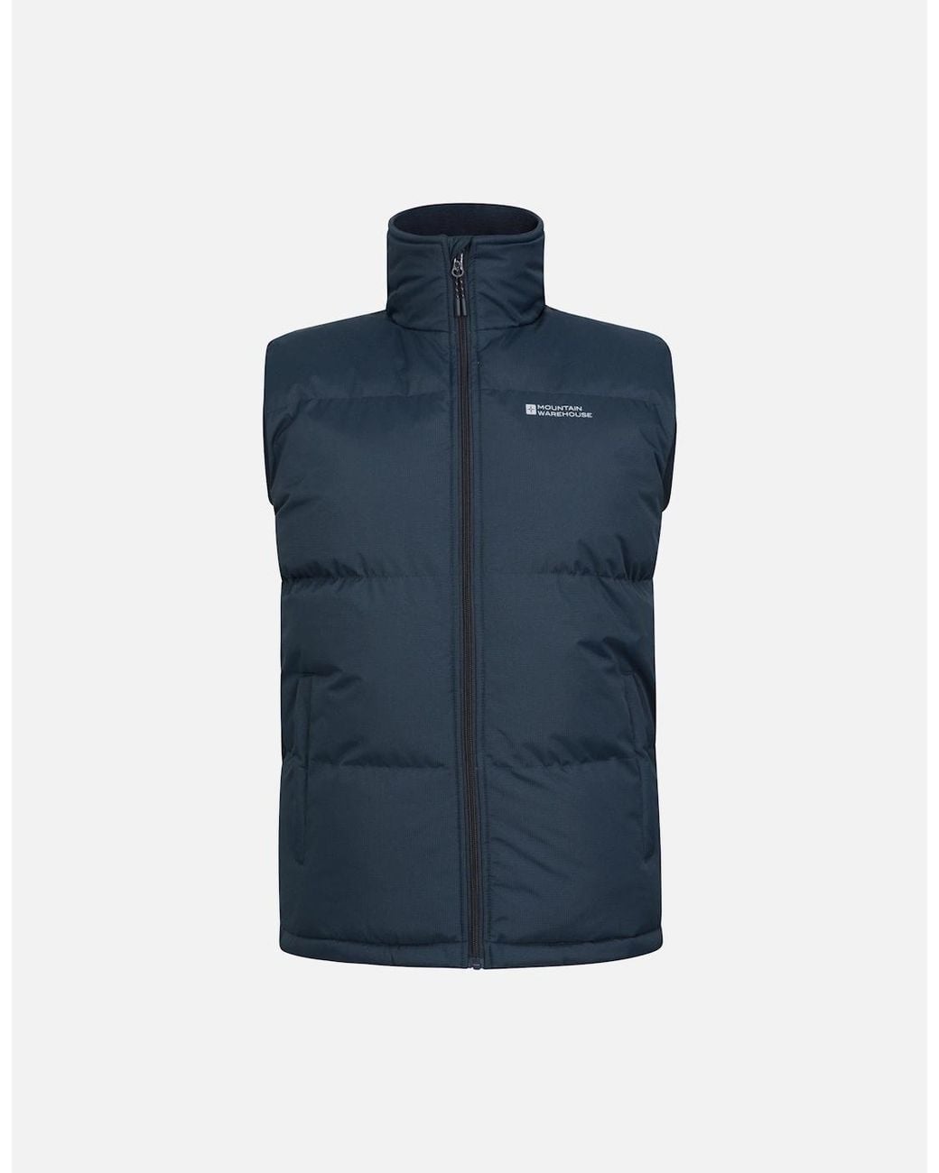 Mountain Warehouse Blue Rock Padded Gilet for men