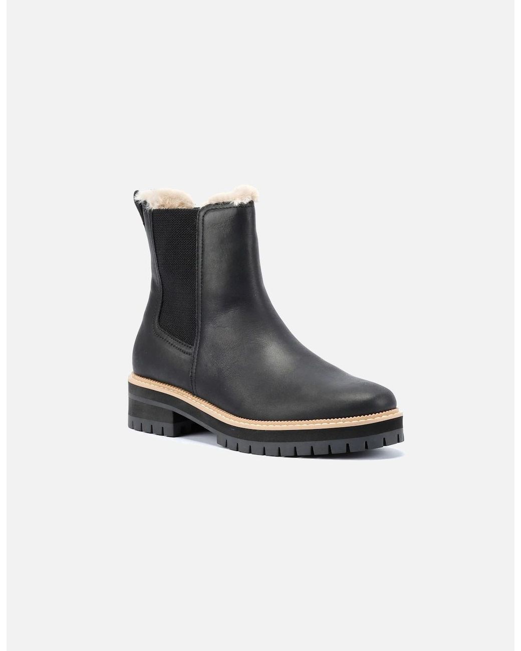 TOMS Black Bennet Nubuck Boots