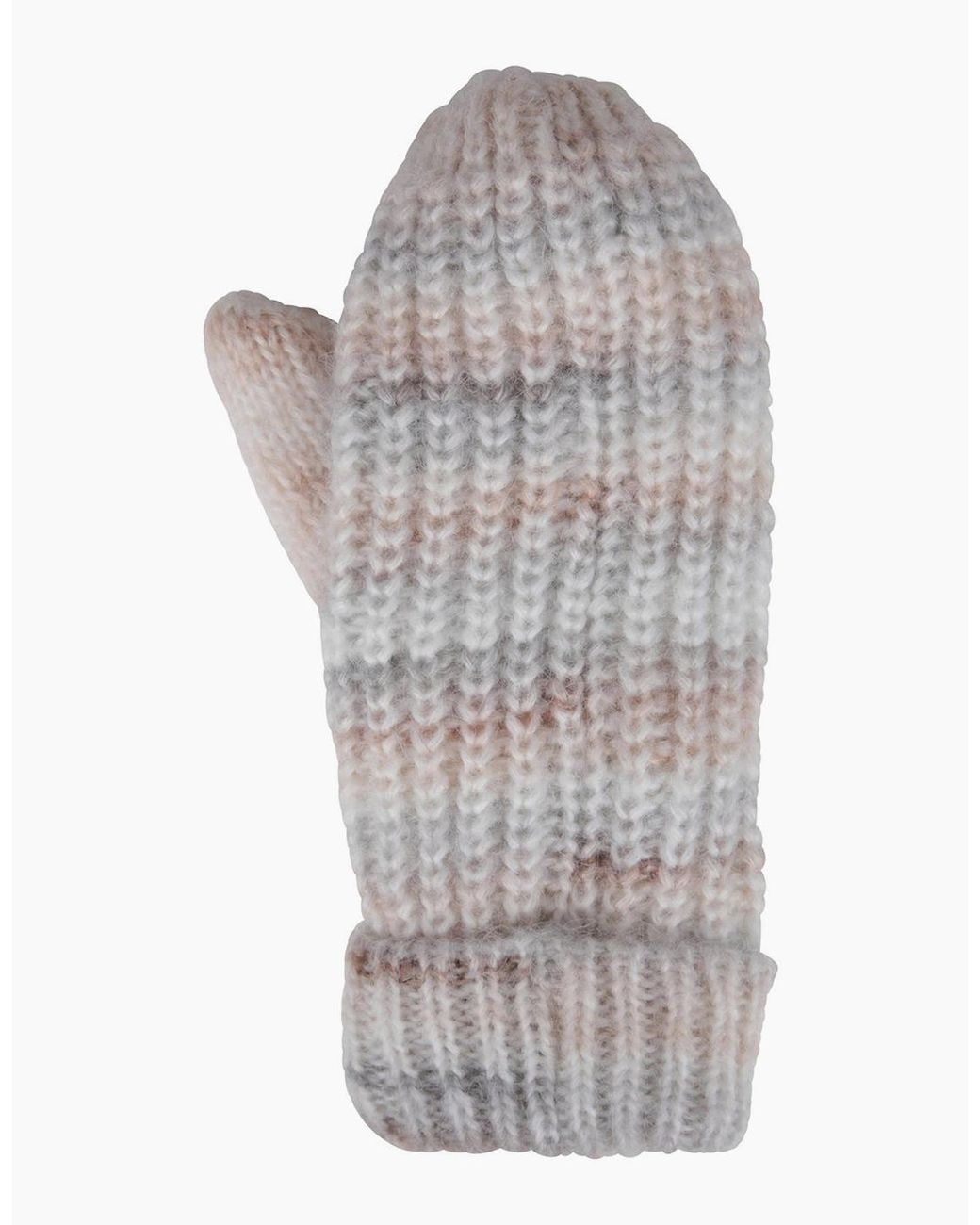 Mountain Warehouse Blue Ladies Isotherm Faux Fur Lined Mittens