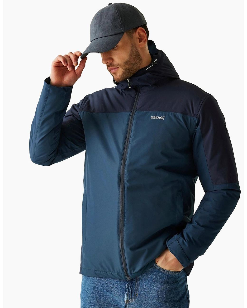 Regatta Blue Thornridge Insulated Waterproof Jacket for men