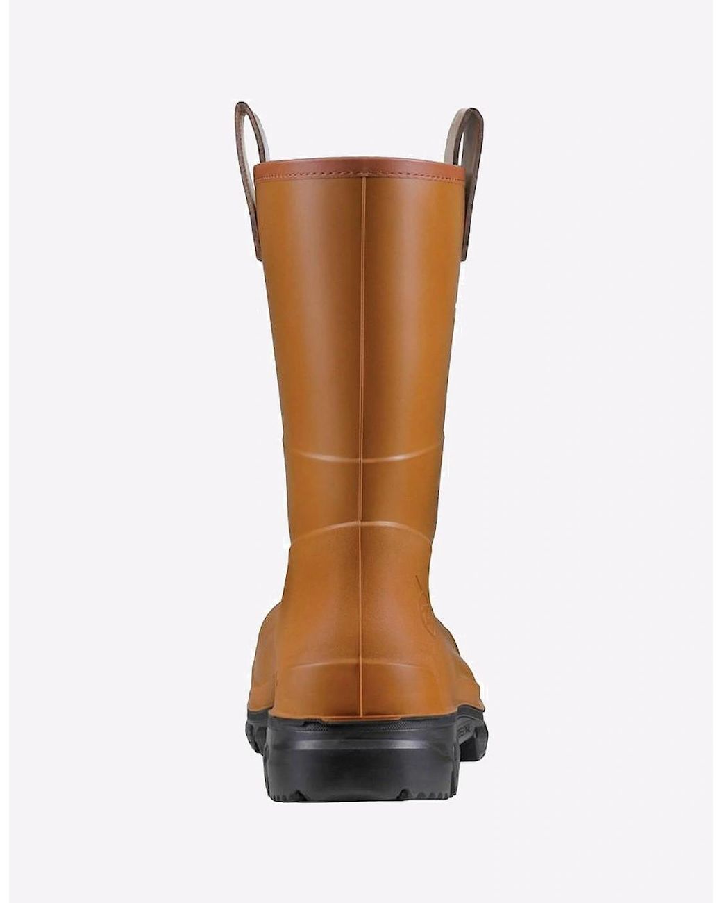Dunlop Brown Purofort Rigpro Full Safety Waterproof Wellington for men