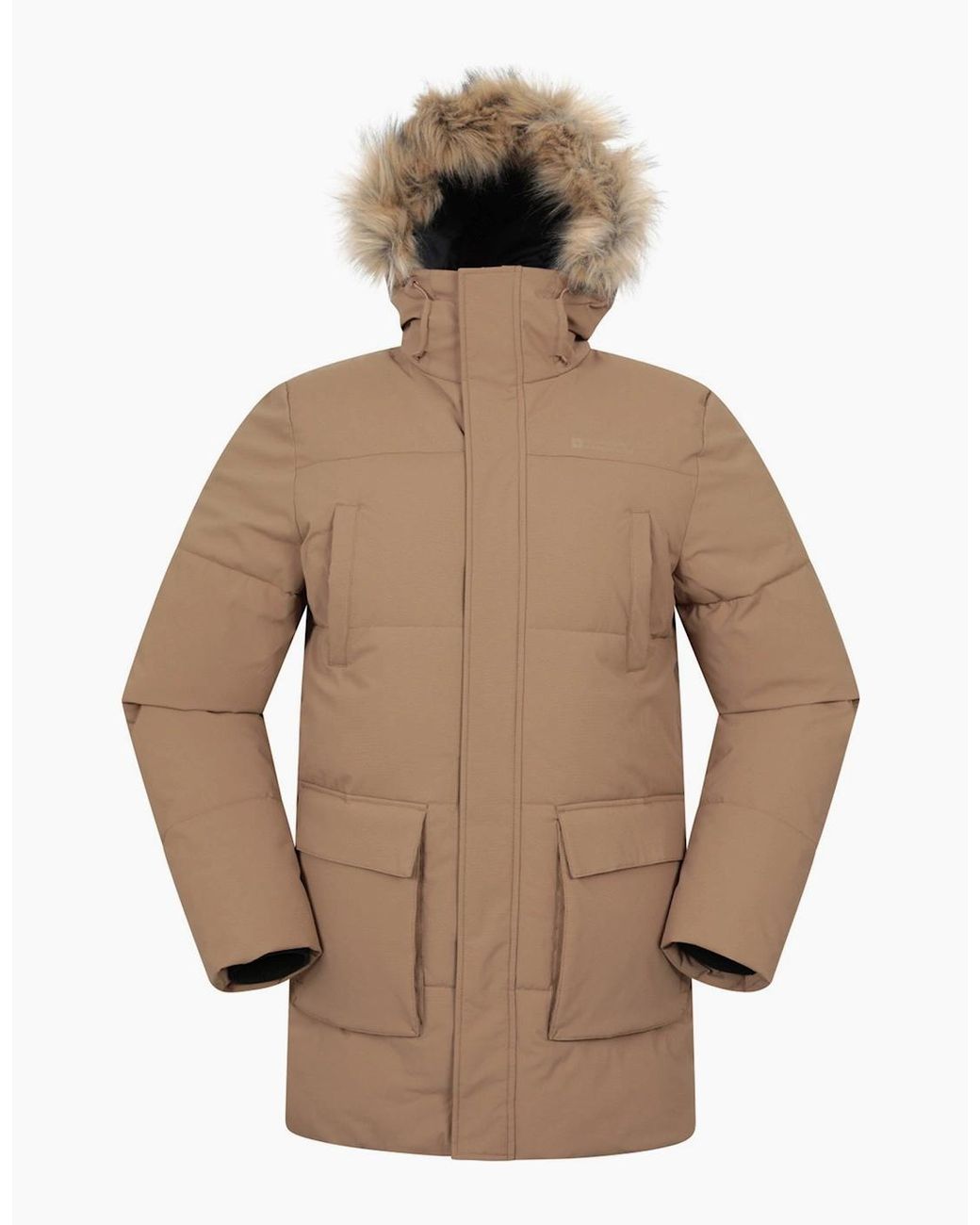 Mountain Warehouse Natural Fern Water Resistant Padded Parka for men