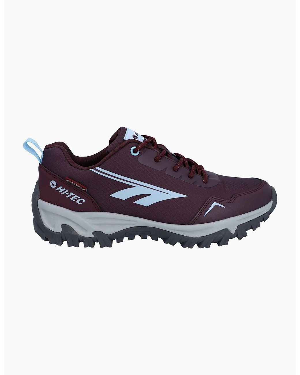 Hi-tec Blue Jaguar Waterproof Trail Shoes Cherry/Moonstone