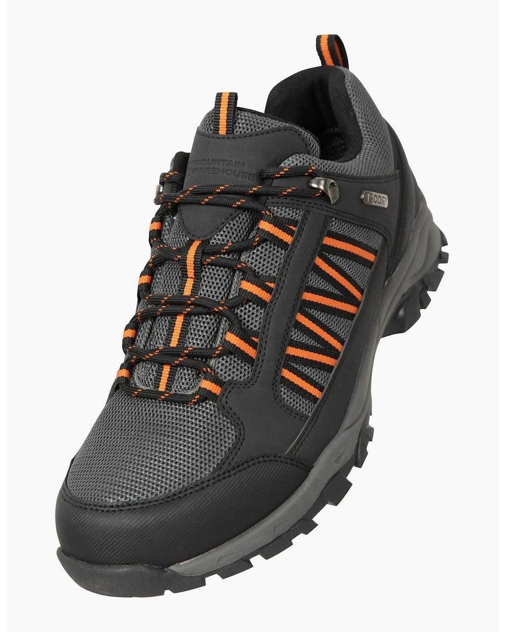 Mountain Warehouse Black Path Waterproof Walking Shoes for men