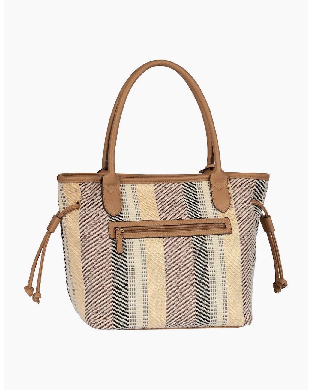 Gabor White Granada Denada Zip Shopper