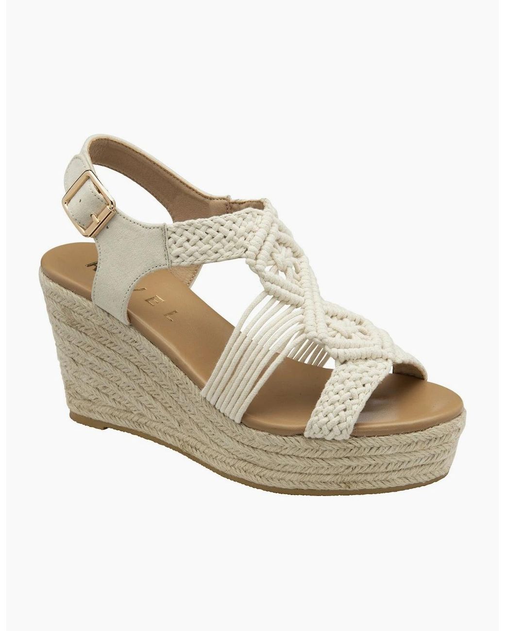 Ravel Metallic Kennley Wedge Sandals