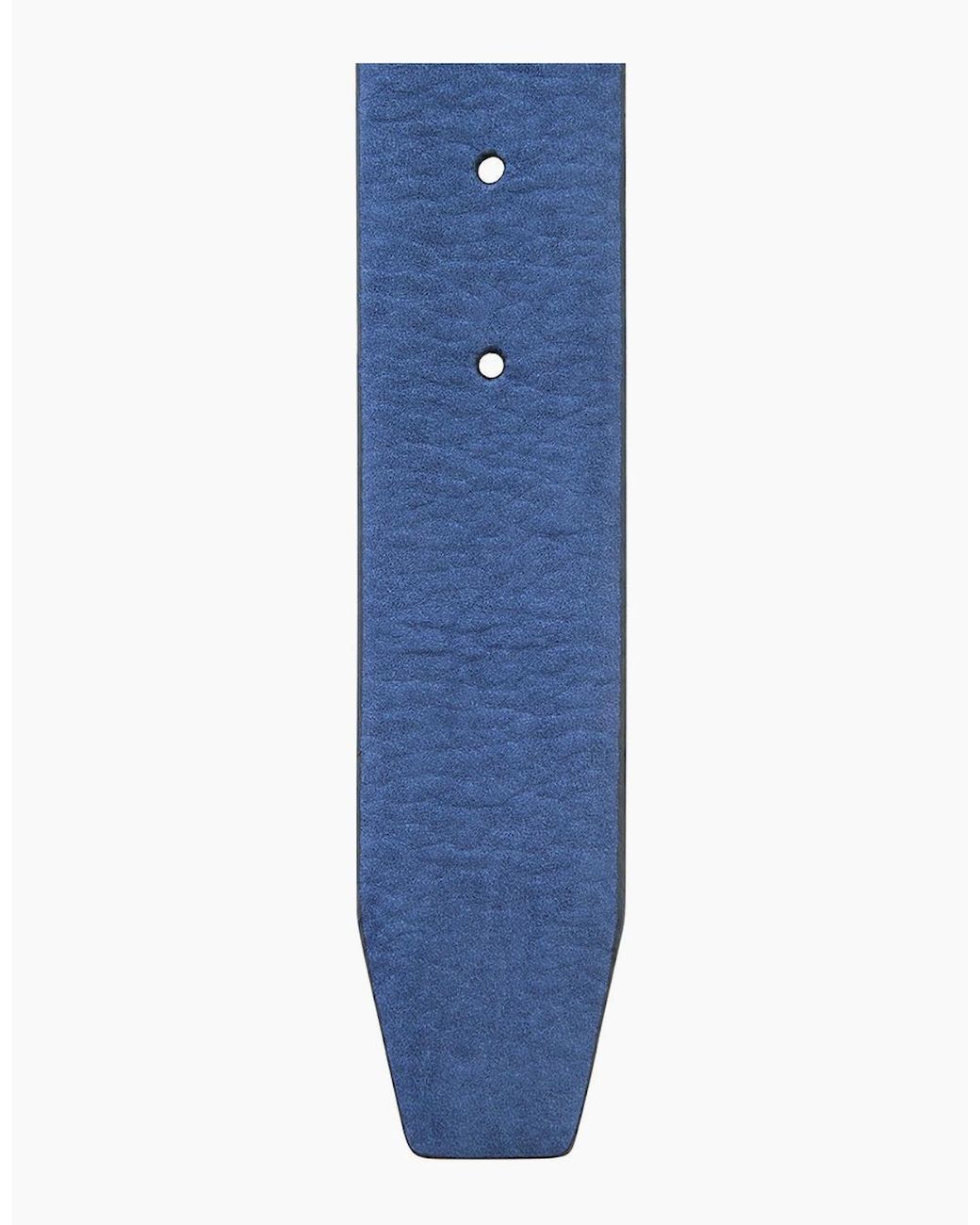 Oliver Sweeney Blue Nubuck Belt for men