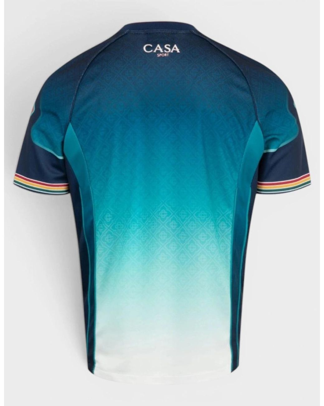 Casablanca Blue La Deesse Du Stade Printed Football Top for men