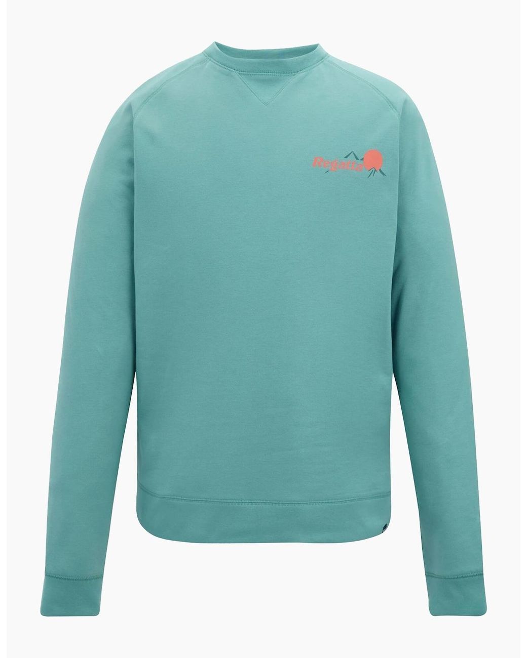 Regatta Blue Nithsdale Back Print Sweatshirt for men