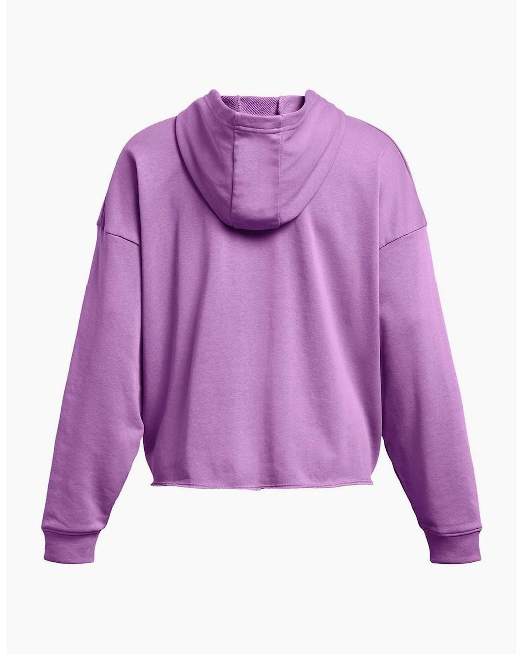 Under Armour Purple Rival Terry Crew Sweatshirt