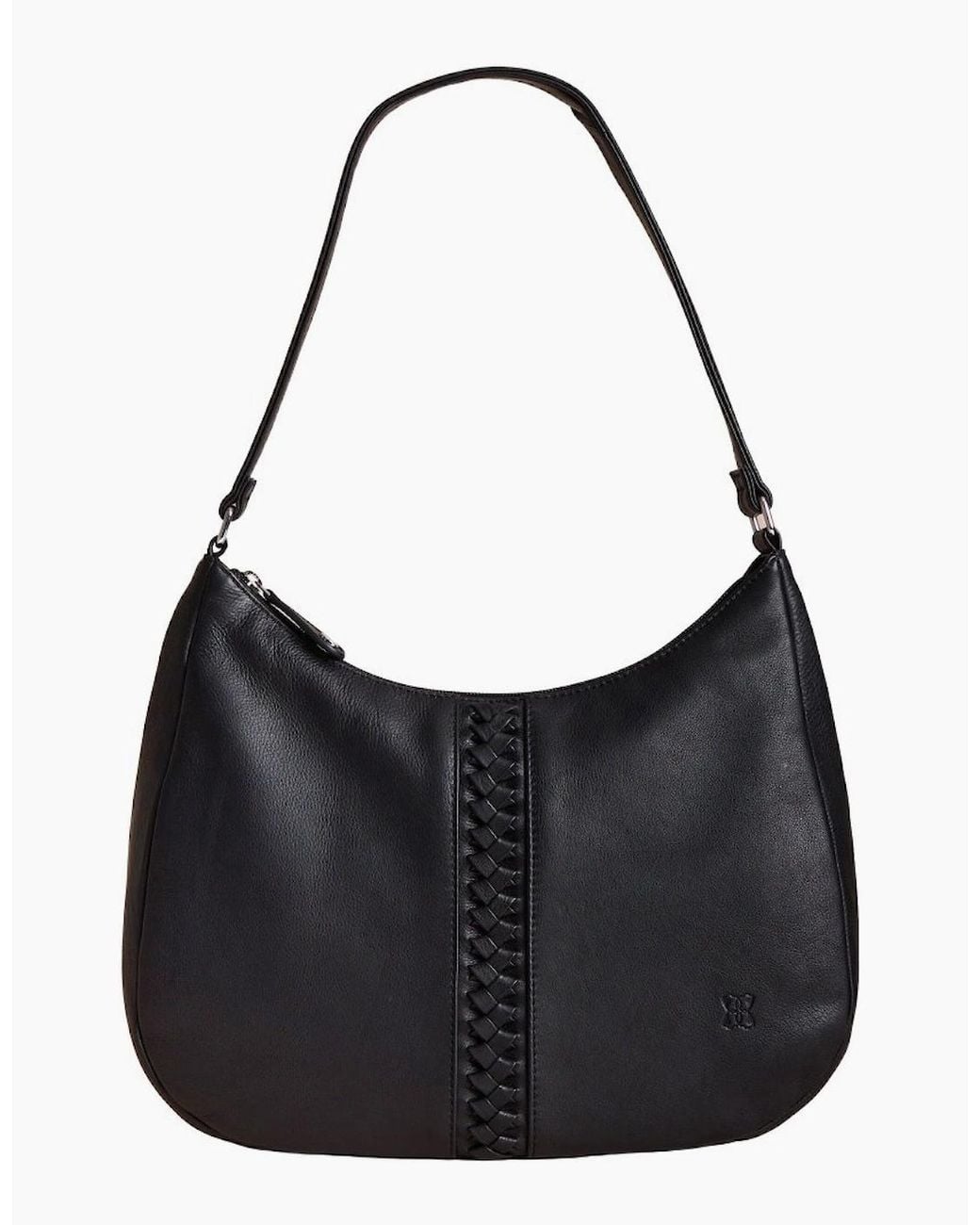 Lakeland Leather Black Selside Shoulder Bag