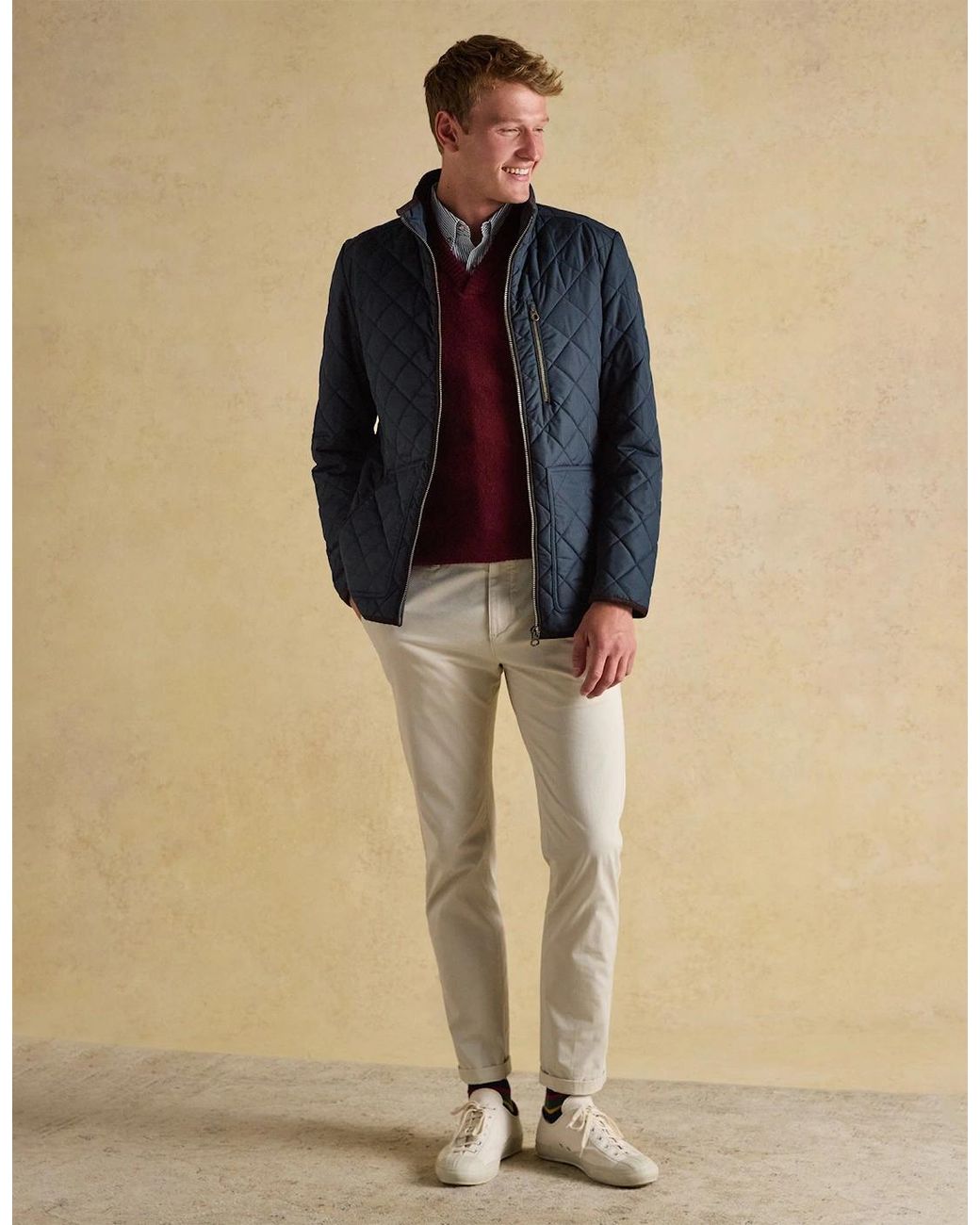 Joules Blue Maynard Jacket Quilted Jackets for men