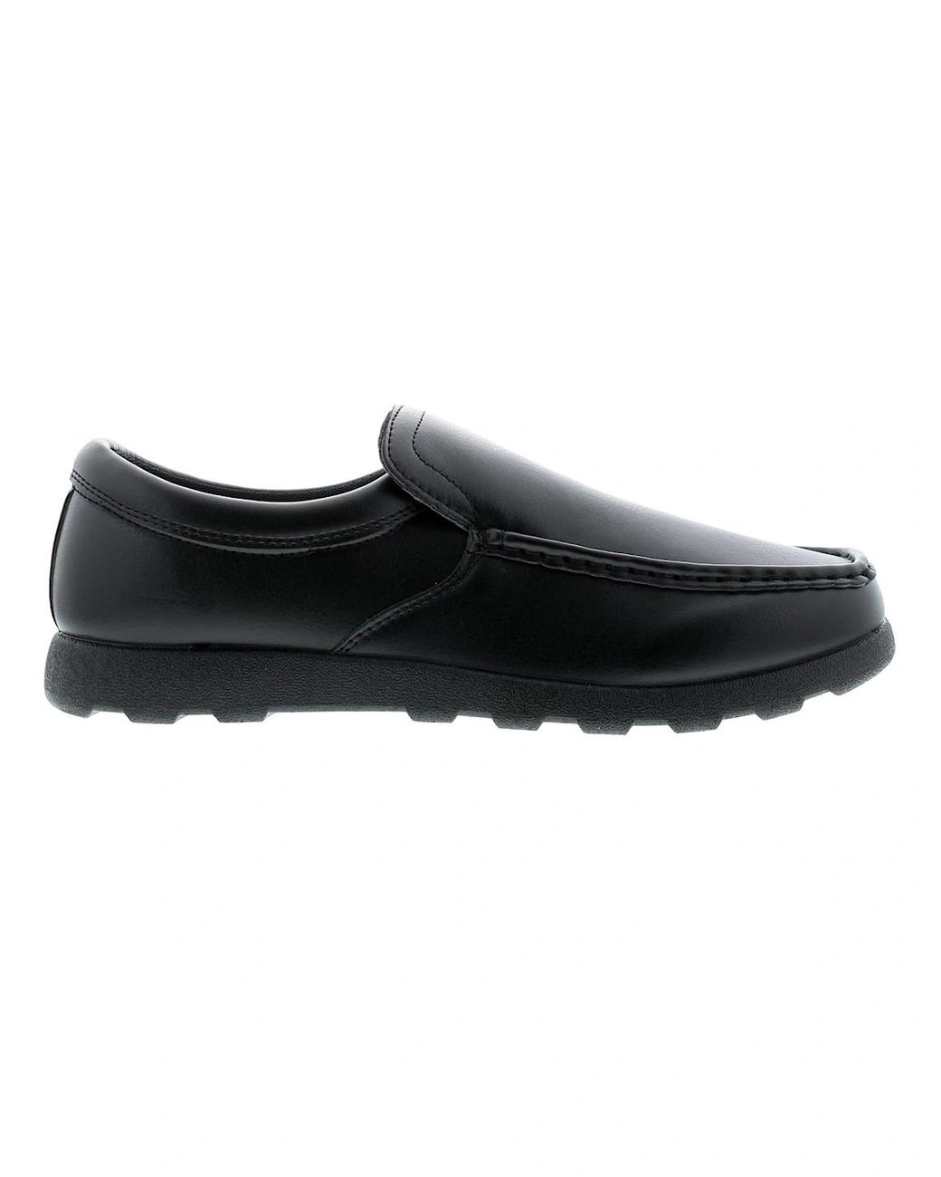 Rockstorm Black Smart Shoes Valley Slip On Uk Size for men