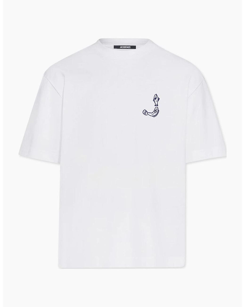 Jacquemus White Oversized The Merù T-Shirt for men