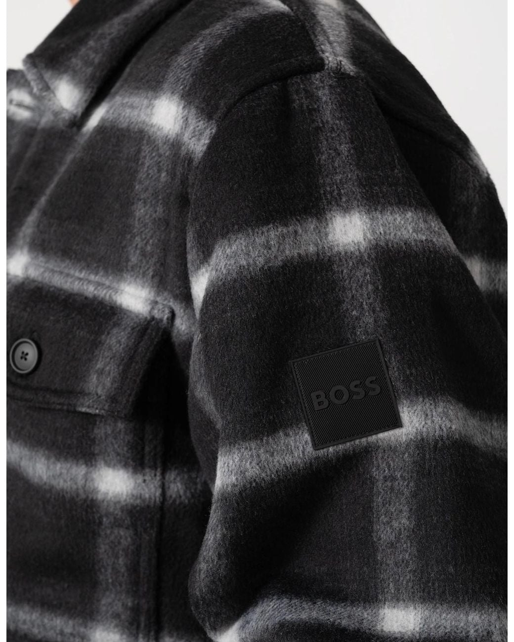 Boss Black Boss Losky Long Sleeve Check Shirt for men