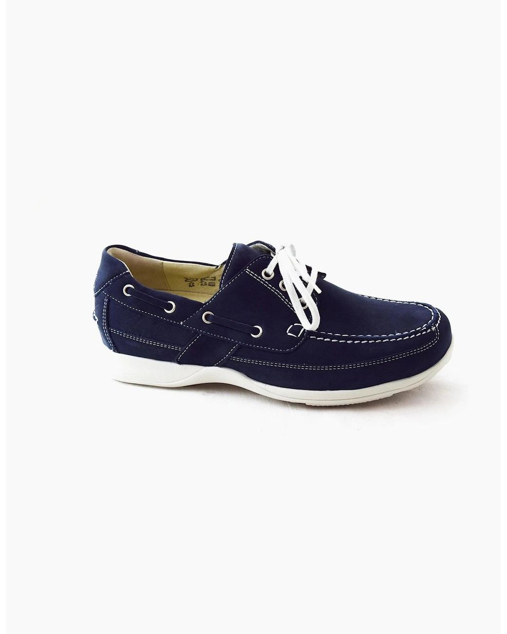 Waldläufer Blue Denver 526001 Deck Shoe for men