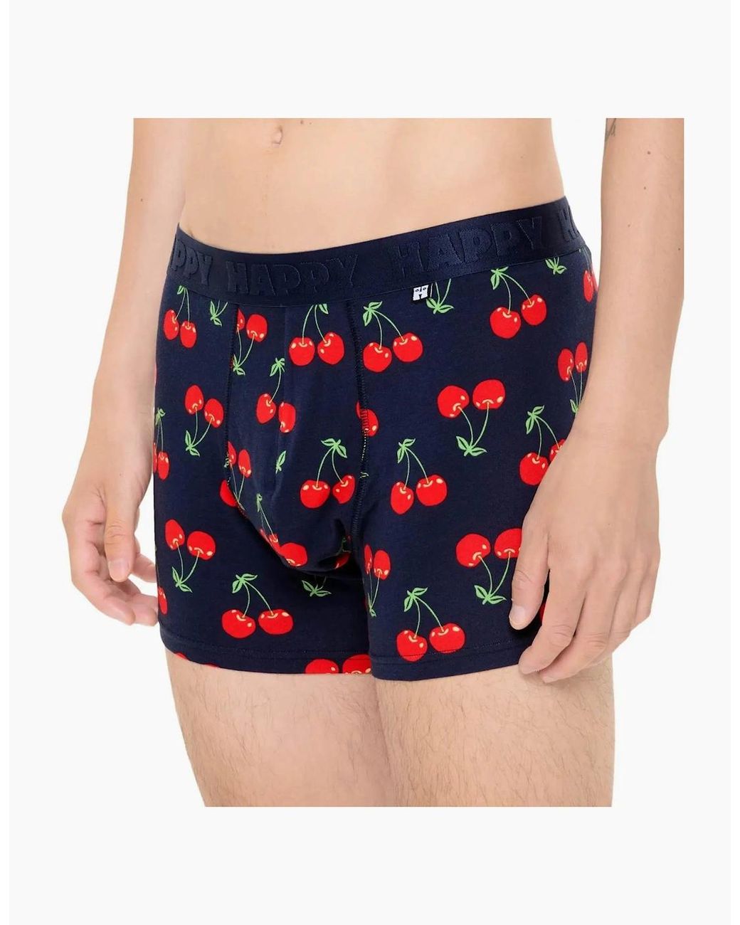 Happy Socks Blue Cherries Boxer Trunk for men