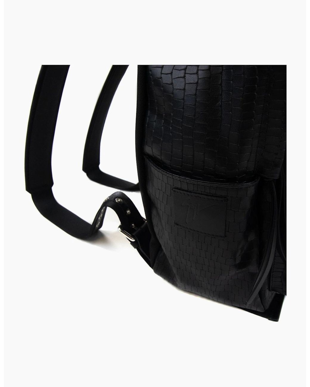 Giuseppe Zanotti Black Signature Borse Carry Backpack for men