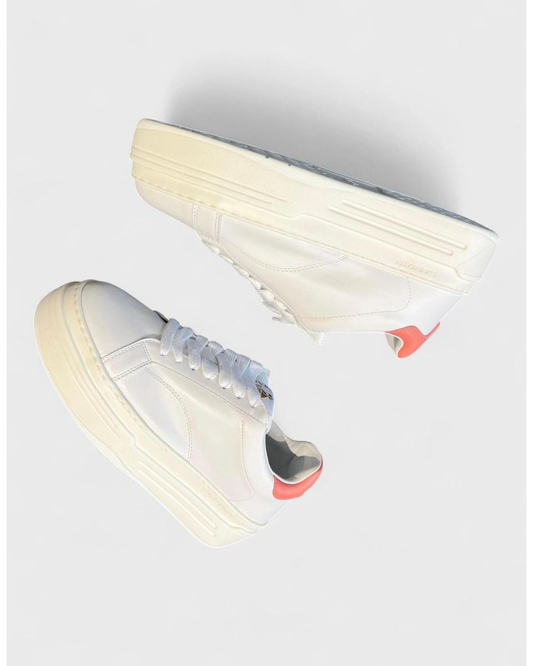 Lanvin White Ddb0 Platform Sneakers Wmns