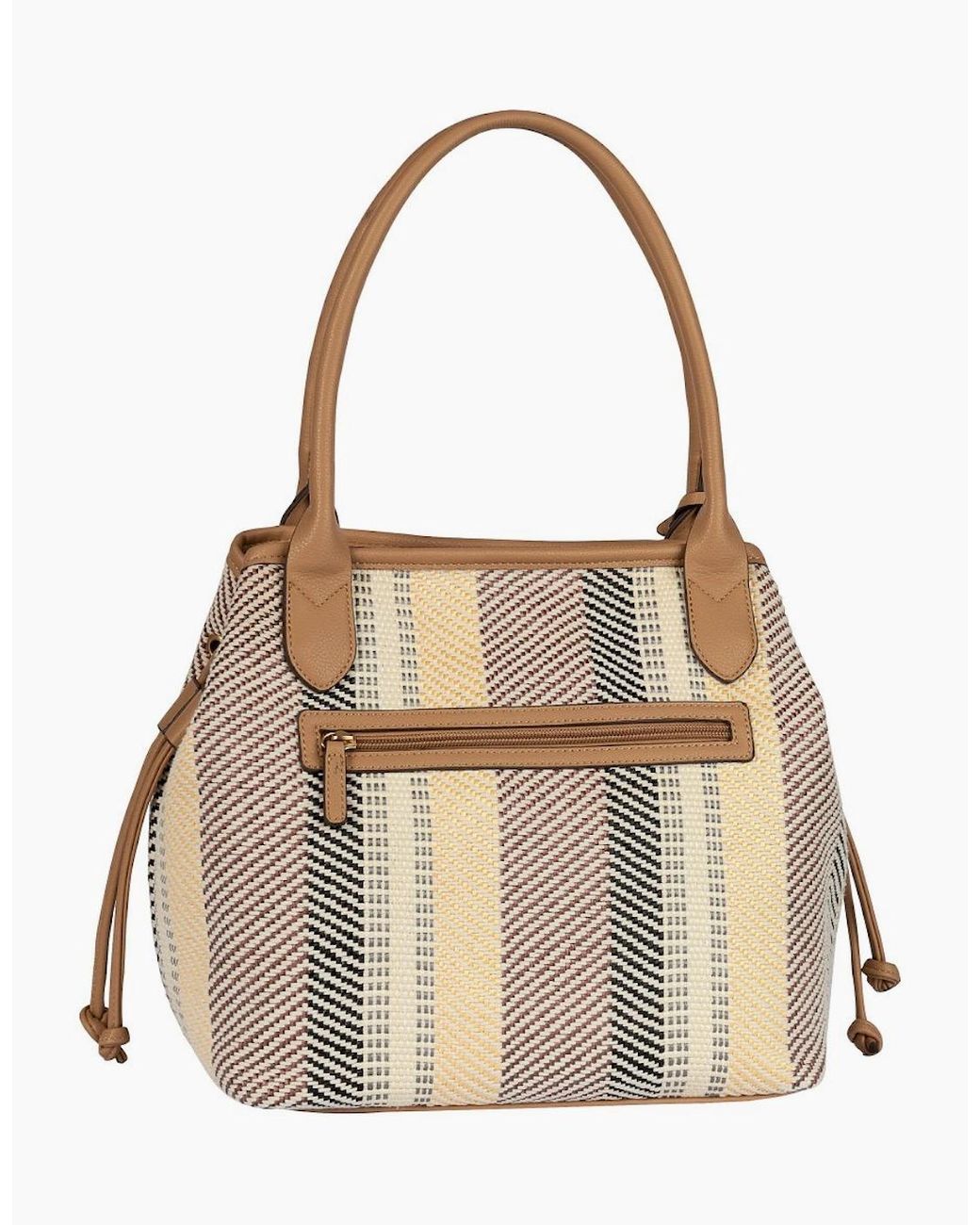 Gabor White Granada Denada Zip Shopper