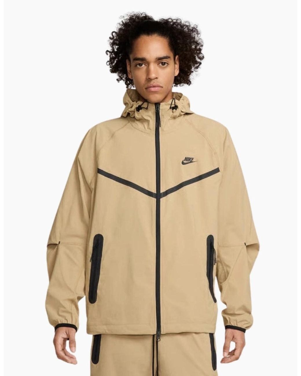 Nike Natural Tech Woven Full-Zip Khaki Jacket for men