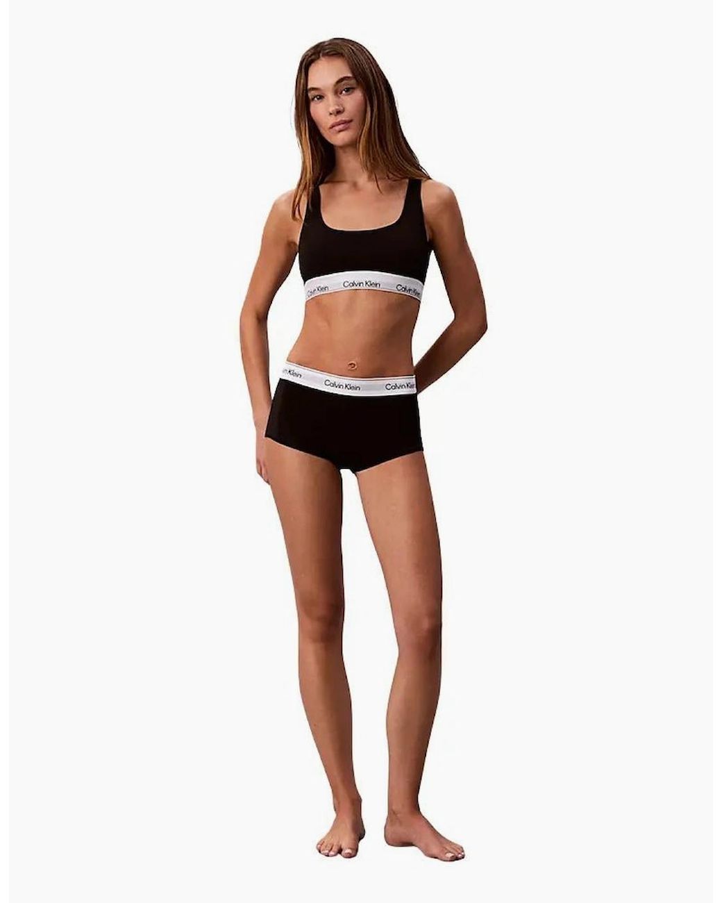 Calvin Klein Black Icon Cotton Modal Boy Short