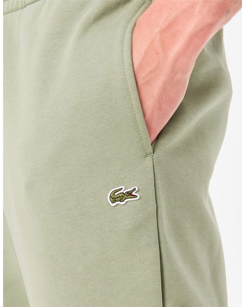 Lacoste Green Basic Fleece Jogging Bottoms for men