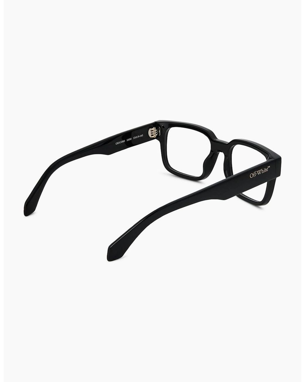 Off-White c/o Virgil Abloh Black Off Eyewear Style 80 for men
