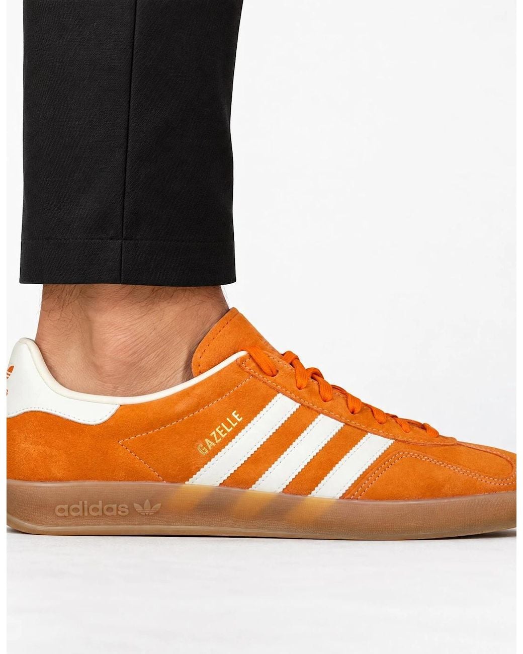 Adidas Orange Gazelle Indoor Trainers