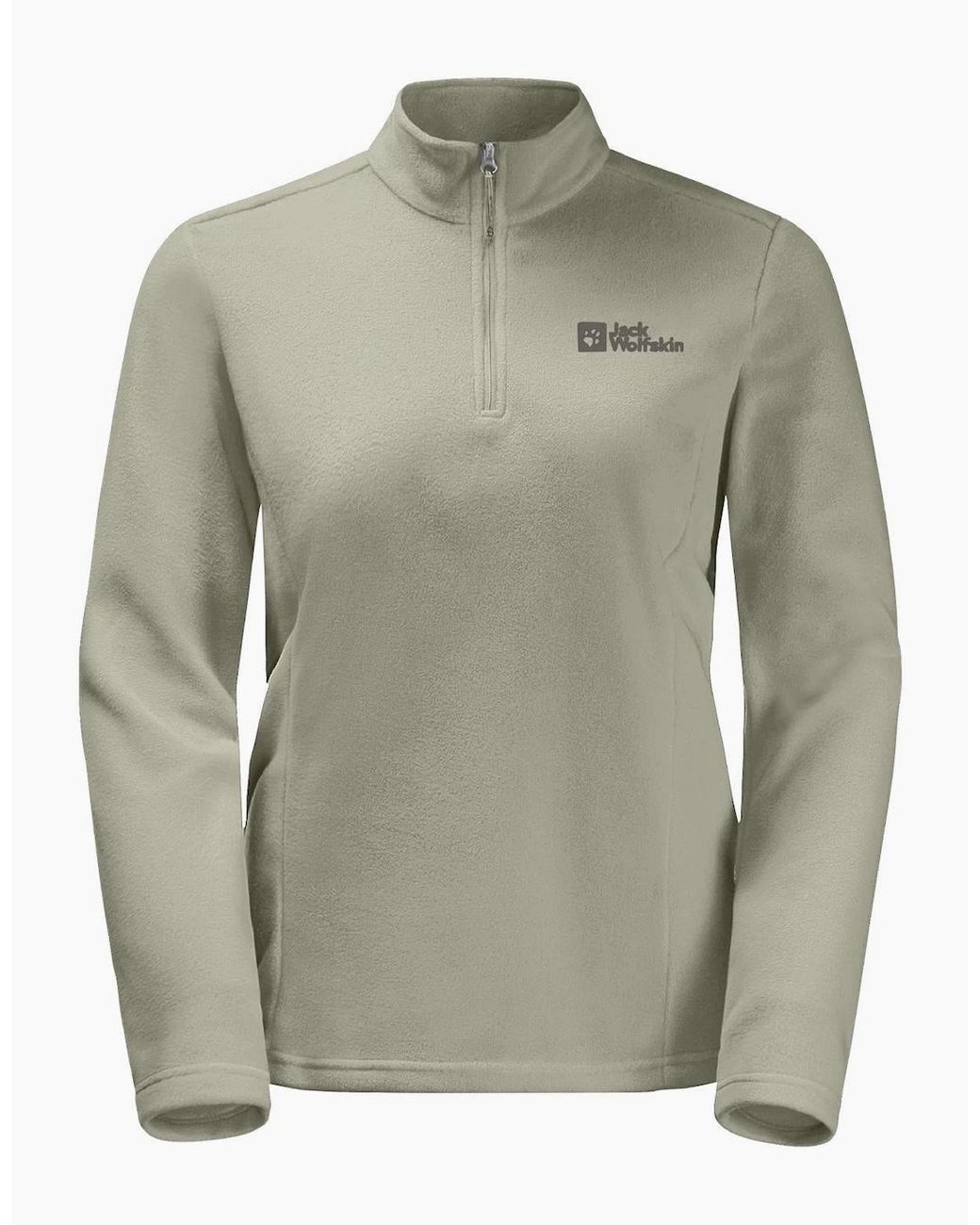 Jack Wolfskin Green Taunus Half Zip Pullover Fleece