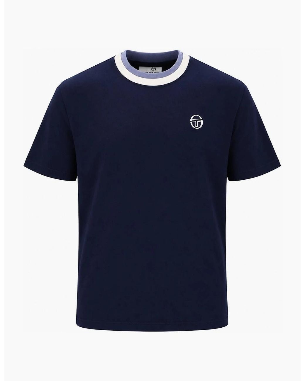 Sergio Tacchini Blue Davo T-Shirt Maritime for men