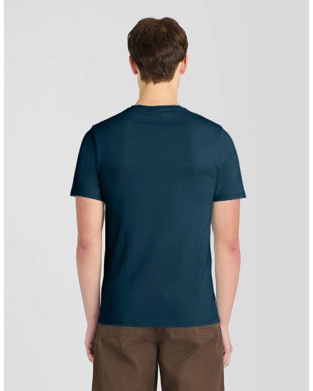 Lyle & Scott Blue Everyday Cotton Crew Neck T-Shirt for men