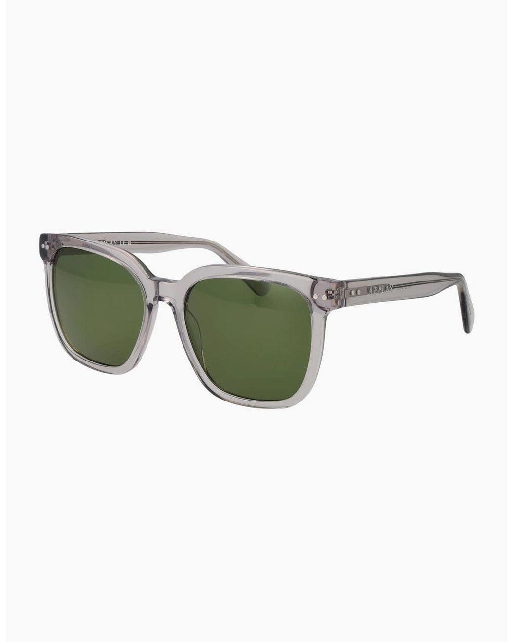 Replay Green Sunglasses Ry667S R02 56 for men