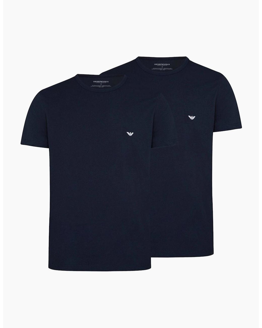 EA7 Blue Logo T-Shirt for men