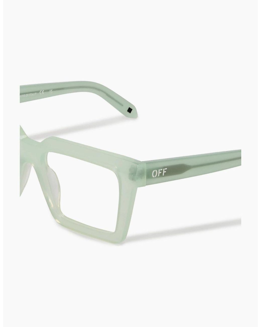Off-White c/o Virgil Abloh Green Off Eyewear Style 82 for men