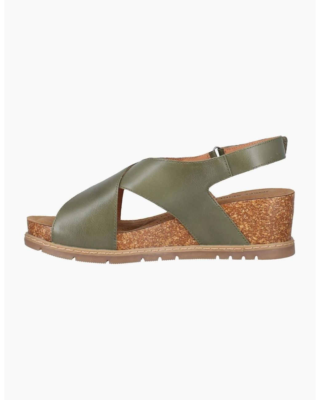 Josef Seibel Brown Eden 01 Wedge Sandals