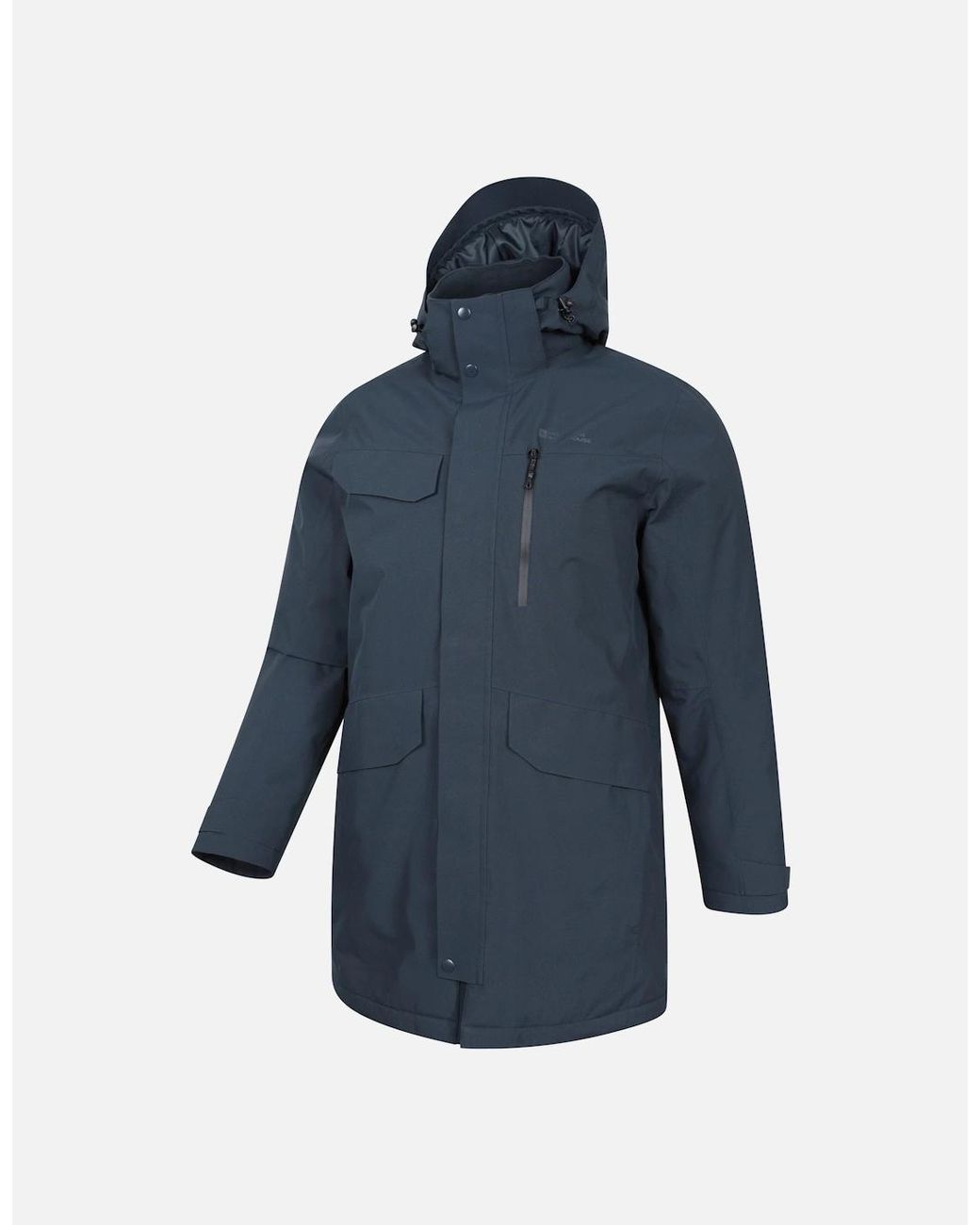 Mountain Warehouse Blue Reid Waterproof Padded Jacket for men