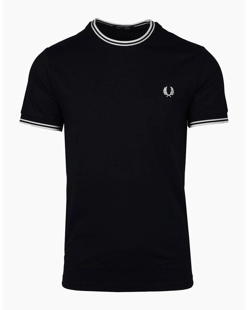 Fred Perry Black Twin Tipped T-Shirt for men