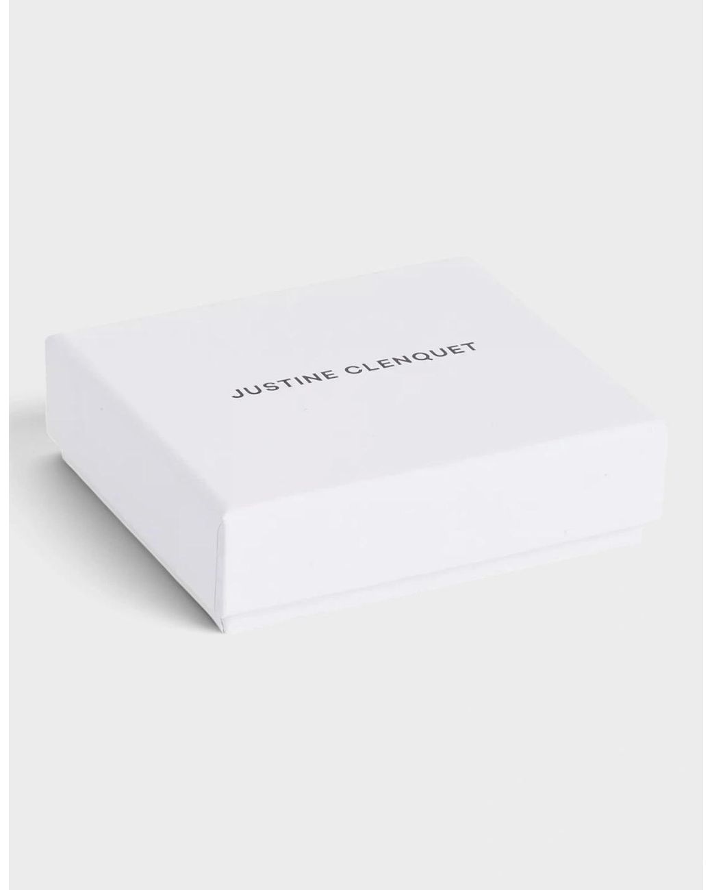Justine Clenquet White Mia Palladium-Plated Brass Earrings