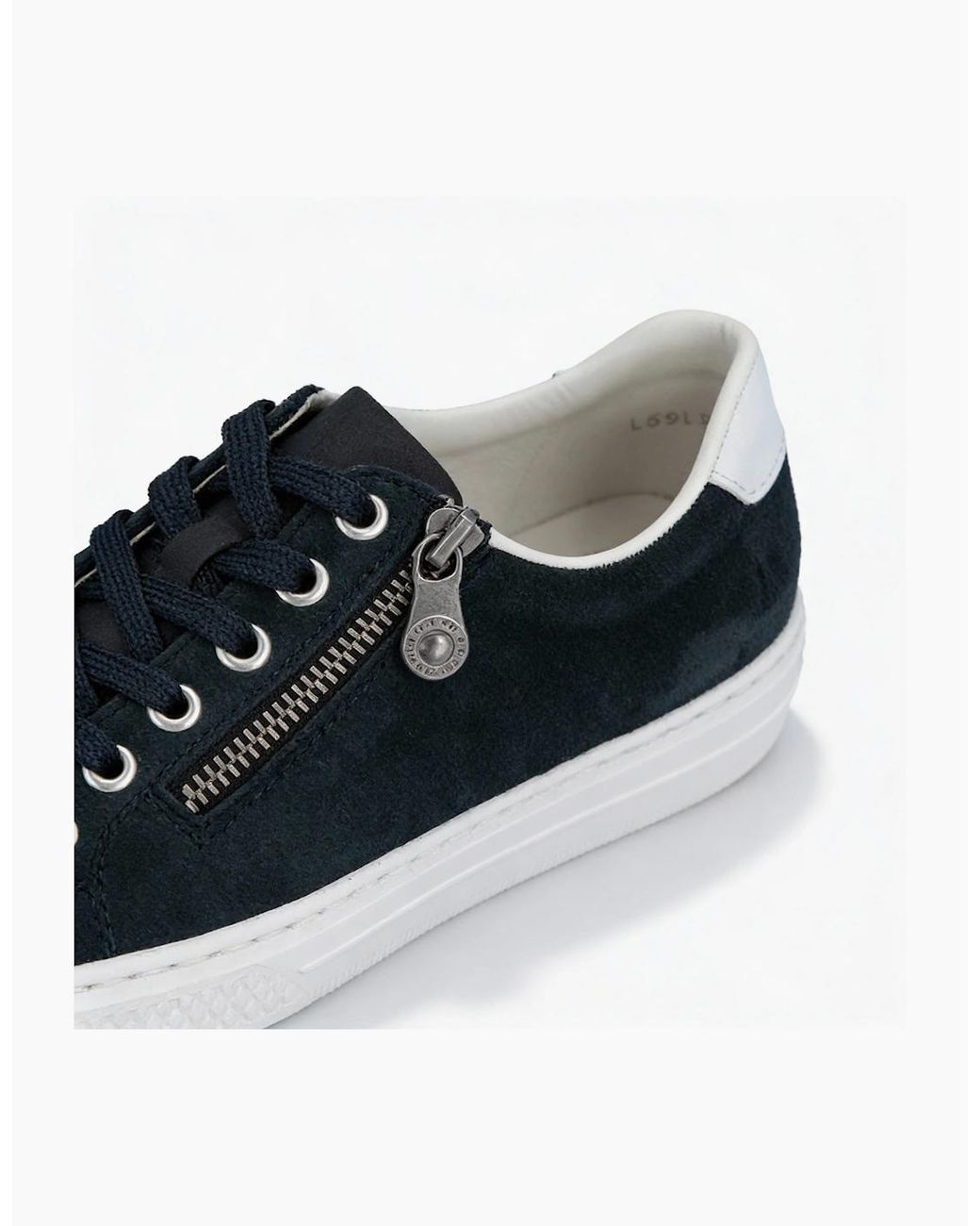 Rieker Blue Enya Court Trainers