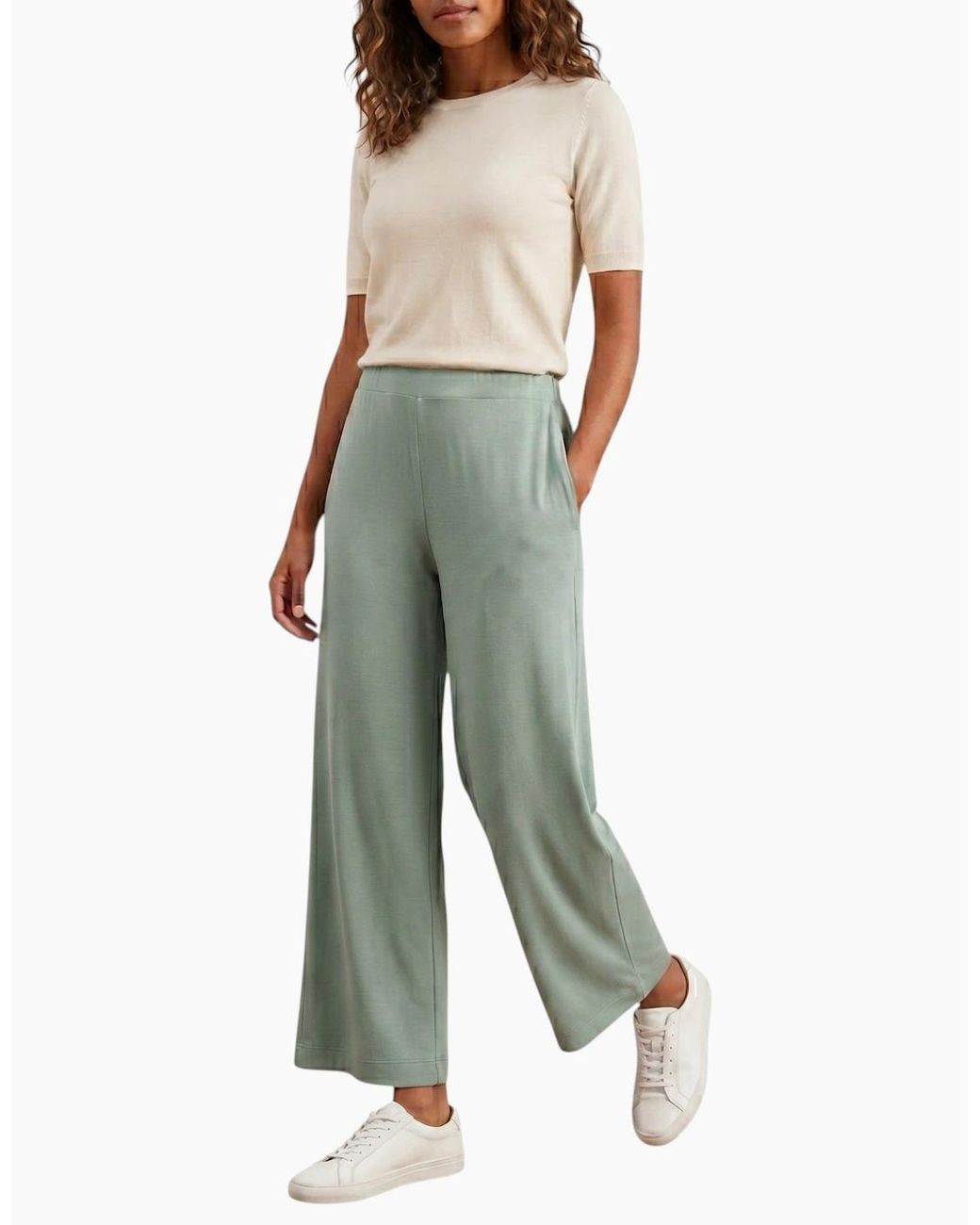 Kenneth Cole Green Leggings Trouser