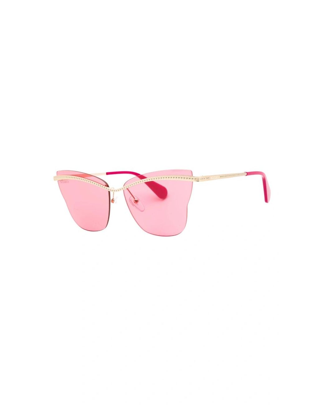 MAX&Co. Pink Frame Bordeaux Gradient Sunglasses