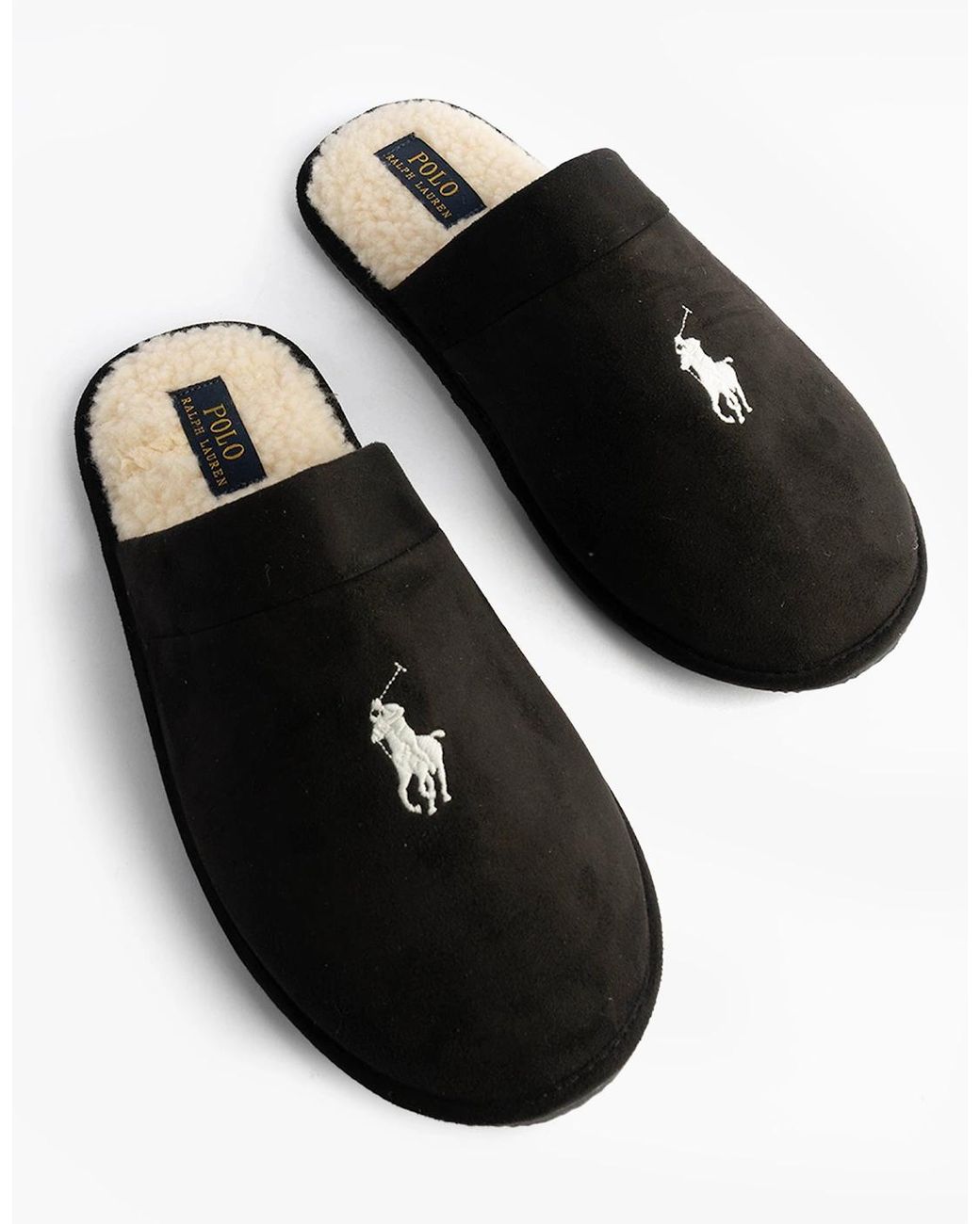 Polo Ralph Lauren Klarence Mule Slippers Blackwatch/Cream for men