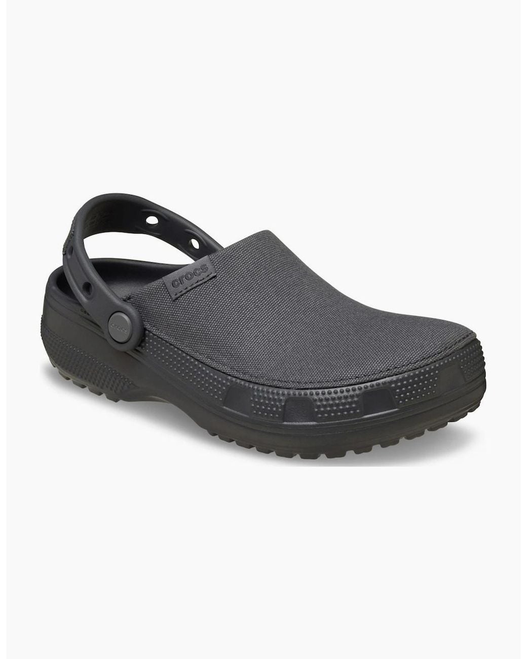 CROCSTM Black Classic Crafted Cotton Sand Clogs