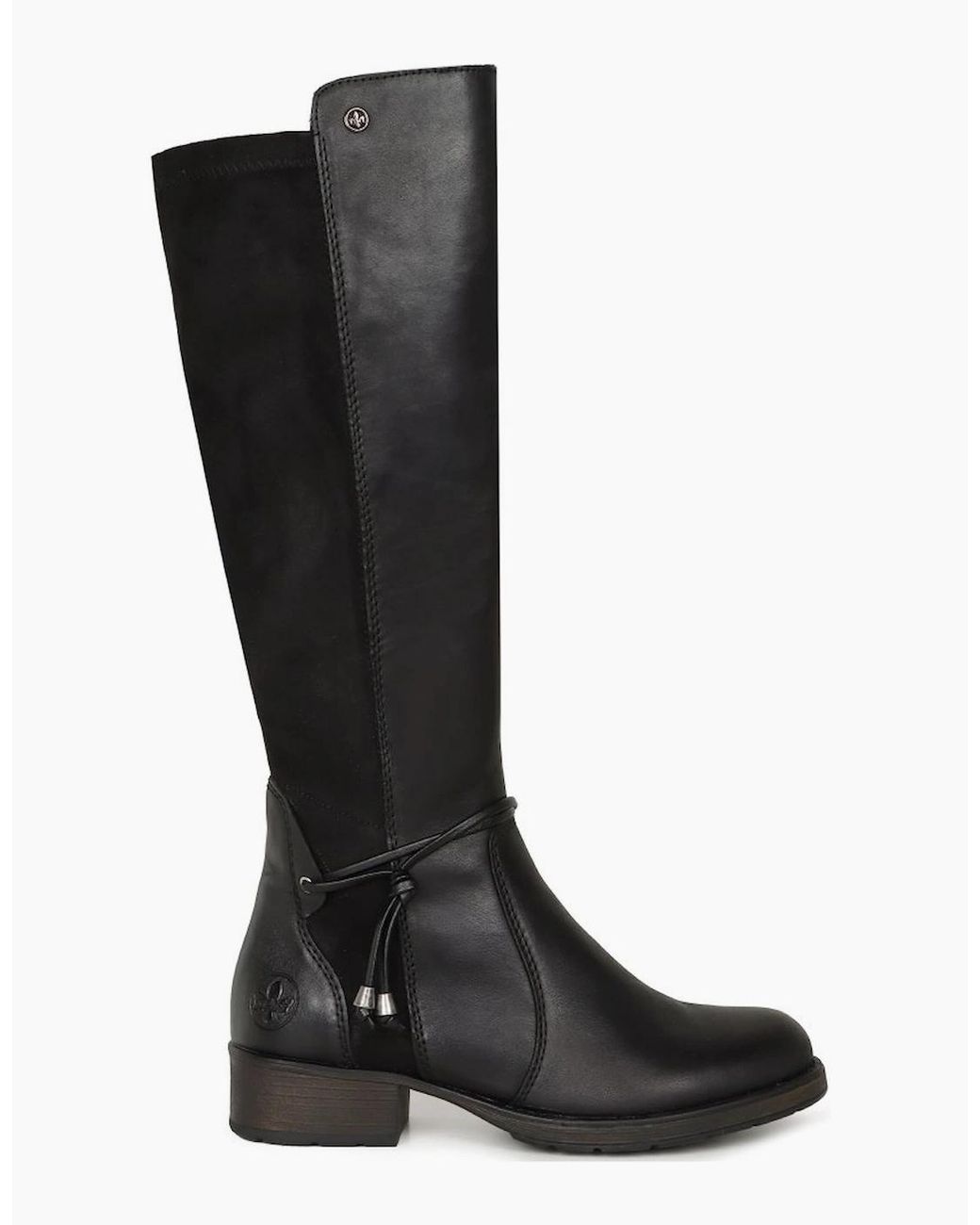 Rieker Black Virginia Knee High Boots