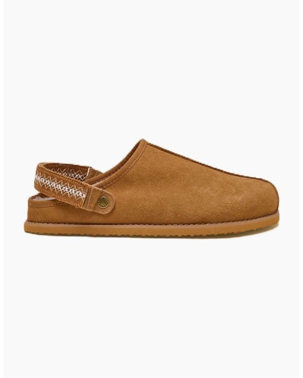 Joules Brown Clog Suede Chestnut Slippers
