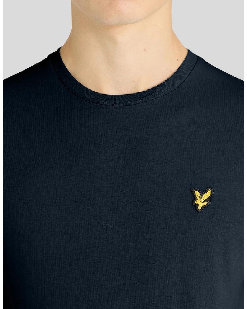 Lyle & Scott Blue Everyday Cotton Crew Neck T-Shirt for men