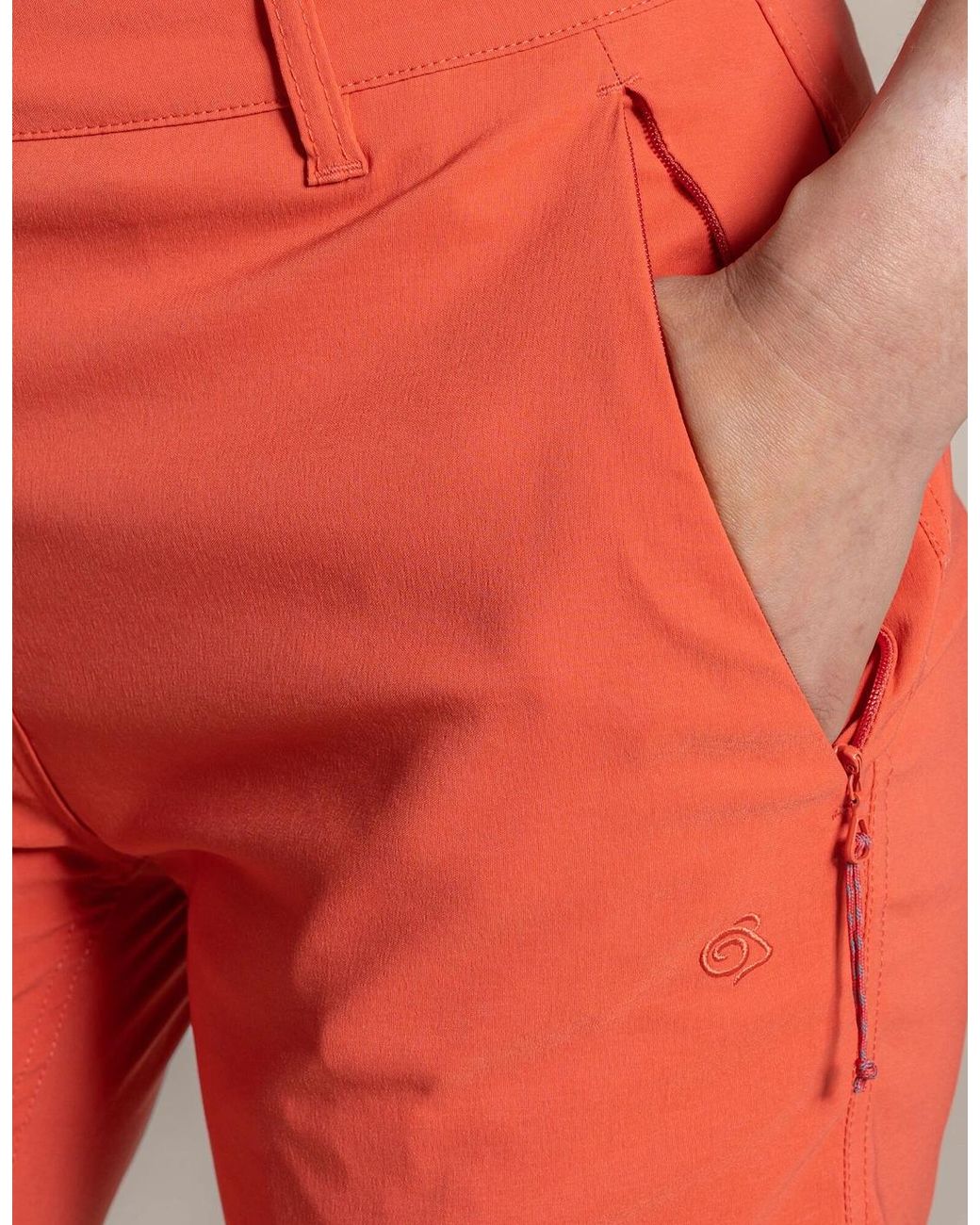 Craghoppers Red Ladies Kiwi Pro Iii Casual Shorts